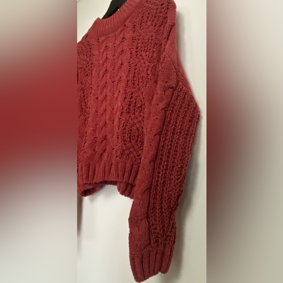 Major Labor Group Rust colored long sleeve knit sweater women’s size XL - Picture 2 of 6